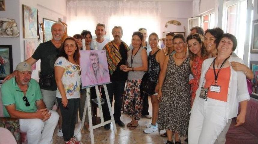 D&uuml;nya Genelinden Ressamlar Kasap&rsquo;ın At&ouml;lyesinde Buluştu