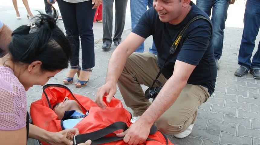 Deprem Tatbikatı Ger&ccedil;eğini Aratmadı