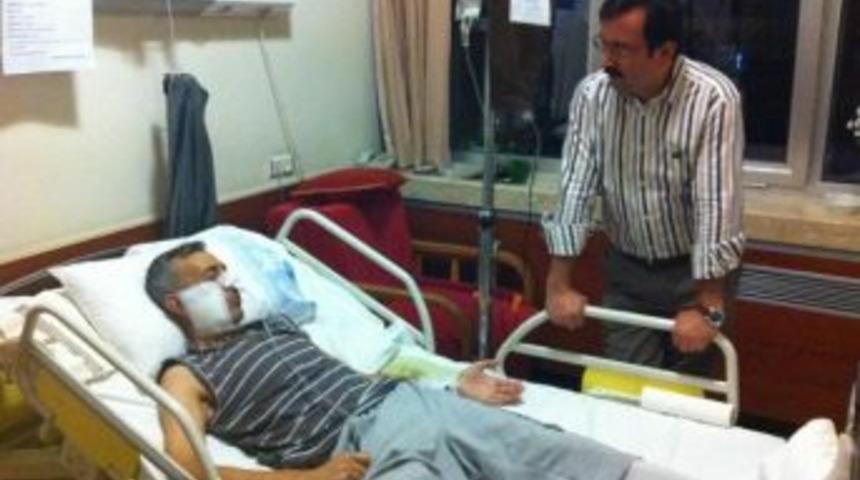 Başkan Uzunkaya Devlet Hastanesi'i Ziyaret Etti