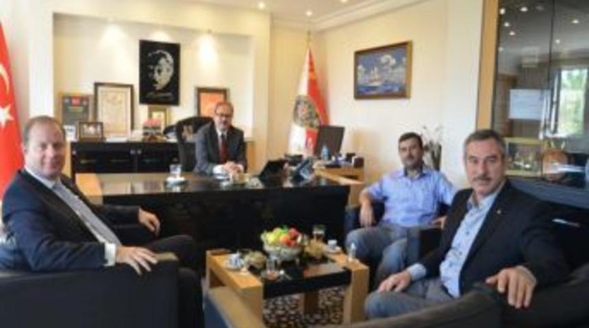 -ETB Başkanı &Ouml;zt&uuml;rk'ten Emniyet M&uuml;d&uuml;r&uuml; Ceylan'a Ziyaret