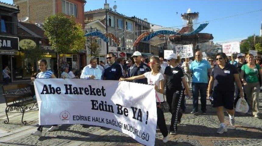 &lsquo;sağlık İ&ccedil;in Hareket Edelim Y&uuml;r&uuml;y&uuml;ş&uuml;&rsquo; Ger&ccedil;ekleştirildi
