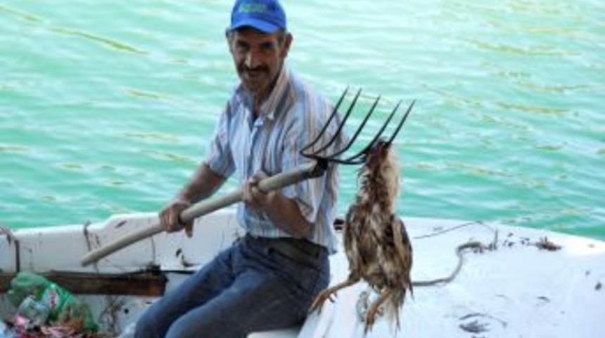 Manavgat Irmağı G&uuml;nl&uuml;k Temizleniyor