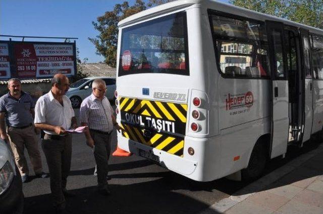 J Plakalı &Ouml;ğrenci Servis Minib&uuml;sleri Denetlendi 1