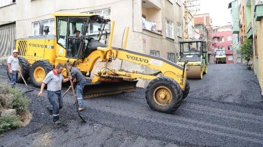 Trabzon Belediyesi Asfaltlama &Ccedil;alışmalarını Yoğun Bir Şekilde S&uuml;rd&uuml;r&uuml;yor