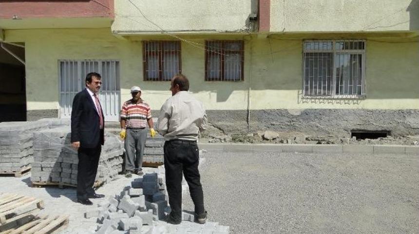 Başkan Uzunkaya Fatih Mahallesi&rsquo;nde &Ccedil;alışmaları İnceledi
