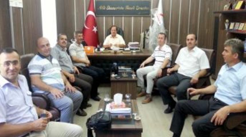 SAMED Y&ouml;netiminden Gıda, Tarım Ve Hayvancılık İl M&uuml;d&uuml;r&uuml; G&uuml;ven'e Ziyaret