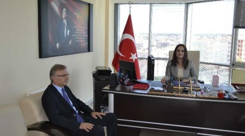Başkan Ertem&rsquo;den Kaymakam Kuzulu&rsquo;ya Ziyaret