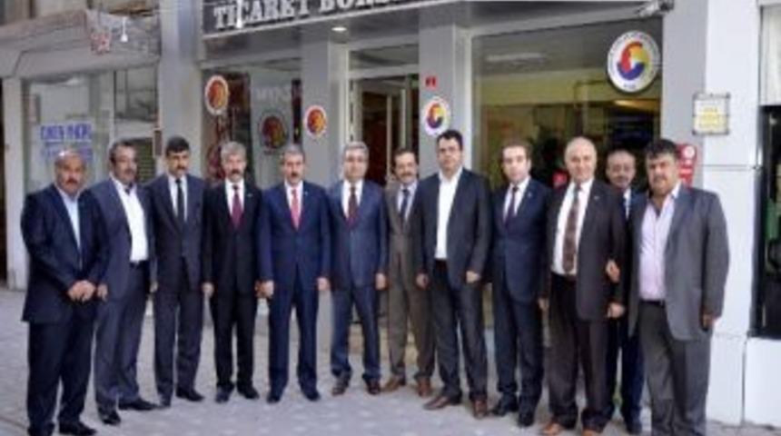 Bbp Genel Başkanı Destici&rsquo;den, Ticaret Borsası&rsquo;na Ziyaret