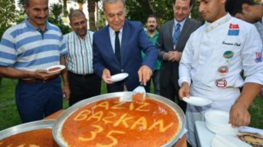 Y&ouml;resel Lezzetler&rsquo;den Başkan&rsquo;a &Ouml;zel K&uuml;nefe