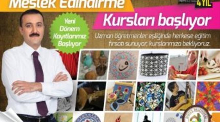 D&uuml;zce Belediyesi Meslek Edindirme Kursları İ&ccedil;in Kayıtlar Başlıyor