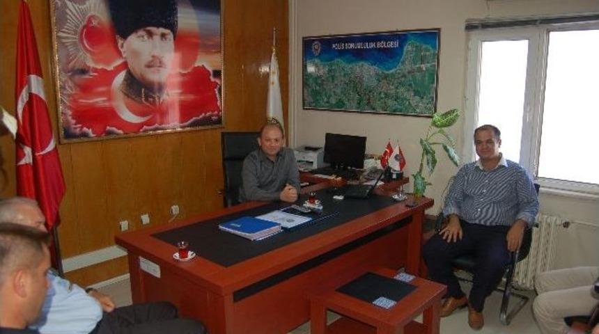 Ak Parti İl&ccedil;e Teşkilatı Emniyet M&uuml;d&uuml;r&uuml; Duranı Ziyaret Etti