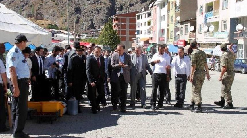 Vali Altıparmak İspir&rsquo;de İncelemelerde Bulundu