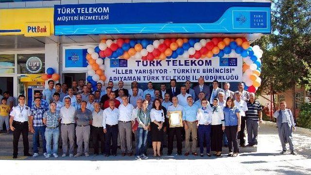 Türk Telekom Adıyaman İl Müdürlüğü Türkiye Birincisi Oldu