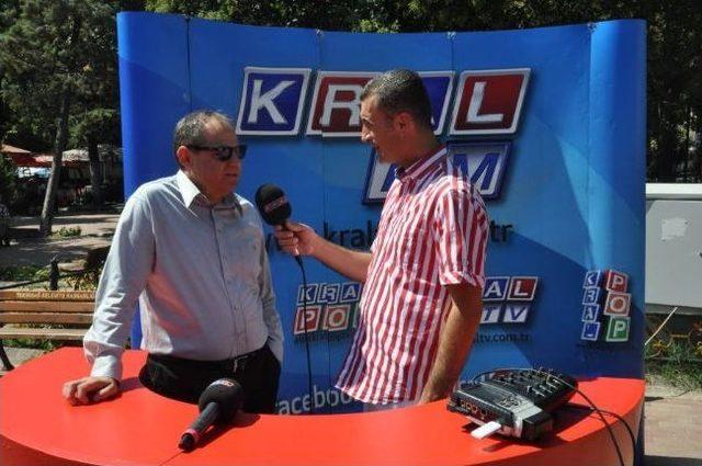 Başkan Dalgı&ccedil;, Kral Fm de Canlı Yayın Konuğu Oldu 2