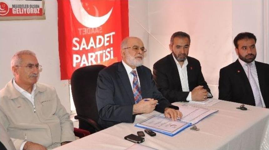 Saadet Partisi Genel Başkan Yardımcısı Karamollaoğlu Partisinin Yozgat İl Teşkilatını Ziyaret Etti