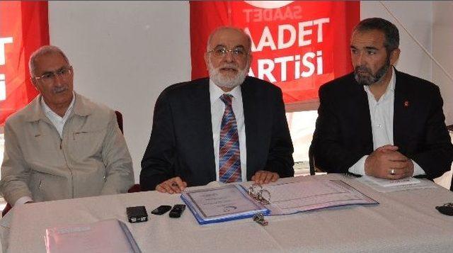 Saadet Partisi Genel Başkan Yardımcısı Karamollaoğlu Partisinin Yozgat İl Teşkilatını Ziyaret Etti