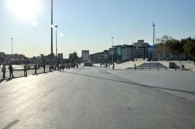 Taksim’de Olağanüstü Güvenlik Önlemi