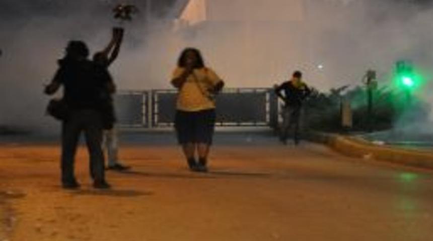 ODT&Uuml; Arazisinden Yol Ge&ccedil;irmek Istemeyen Gruba, Polis M&uuml;dahale Etti