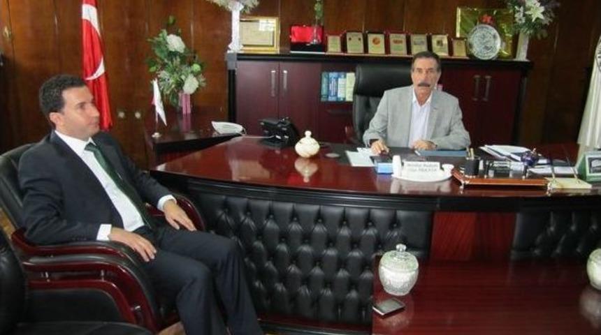 Kaymakam Şahin&rsquo;den Başkan Akkaya&rsquo;ya Ziyaret