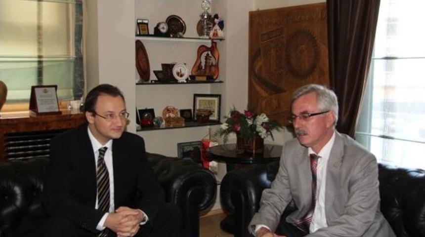 Başkonsolos Akyol&rsquo;dan Başkan &Ccedil;ağlayan&rsquo;a Ziyaret