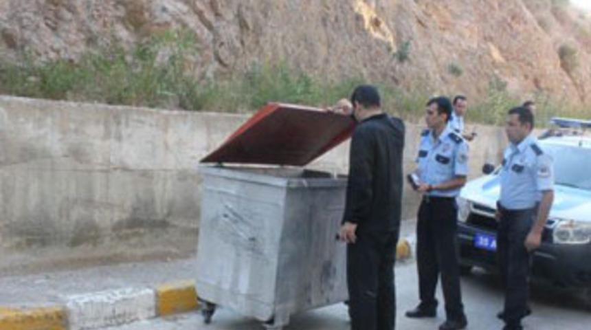 Konteynerden bebek cesedi &ccedil;ıktı