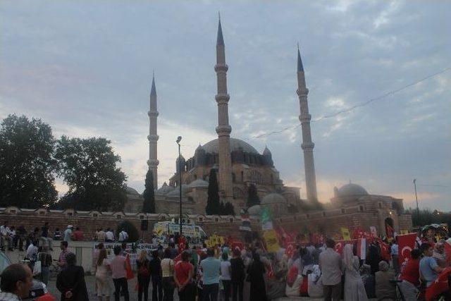 Edirne, Mısır Ve Suriye İçin Dua Etti