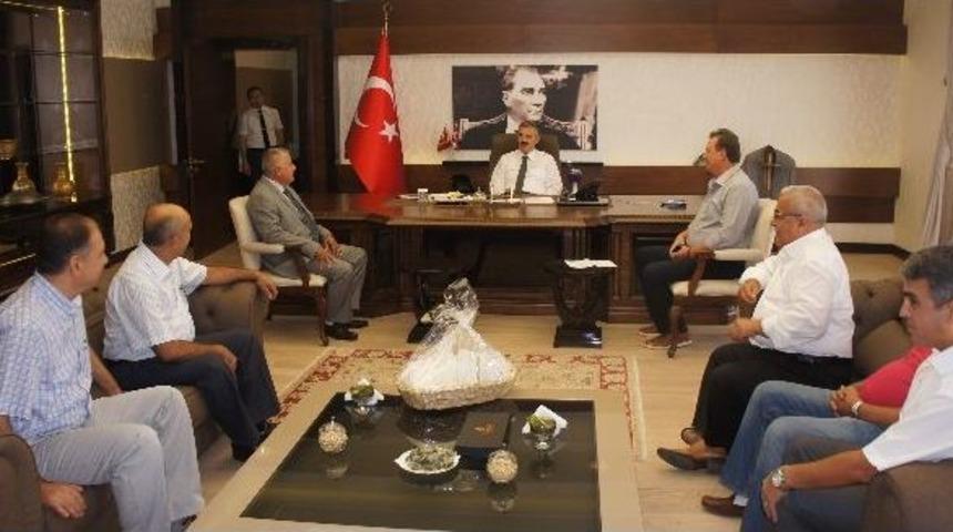 Aydın Ticaret Borsası&rsquo;ndan Vali Erol Ayyıldız&rsquo;a Ziyaret