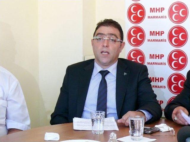 Marmaris Mhp'de Yeni İlçe Başkanı Fatih Kaplan Oldu