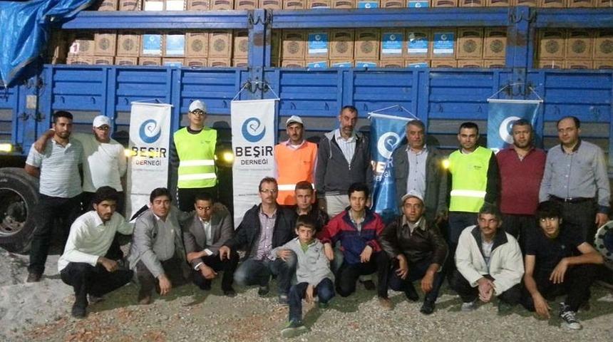 &Ccedil;orum'dan Suriye'ye Yardım TIR'ı G&ouml;nderildi