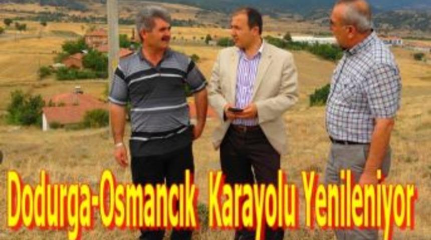 Dodurga-Osmancık karayolu yenileniyor