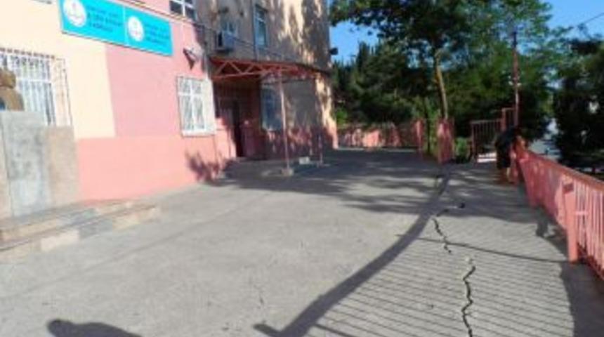 Okul koruma duvarları bakıma alındı