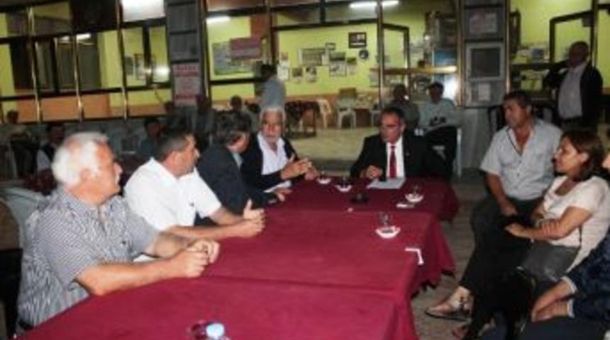 CHP Zeytine prim desteği i&ccedil;in k&ouml;ylerde