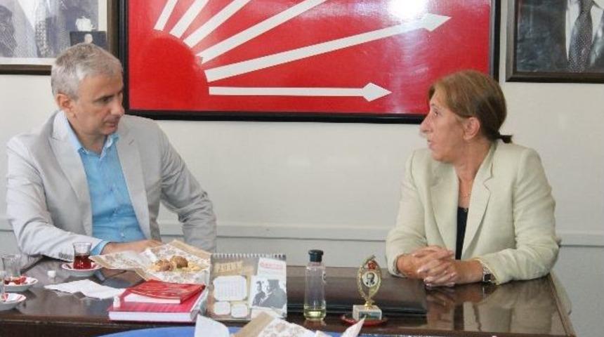 Velioğlu&rsquo;dan Chp&rsquo;ye Destek Ziyareti