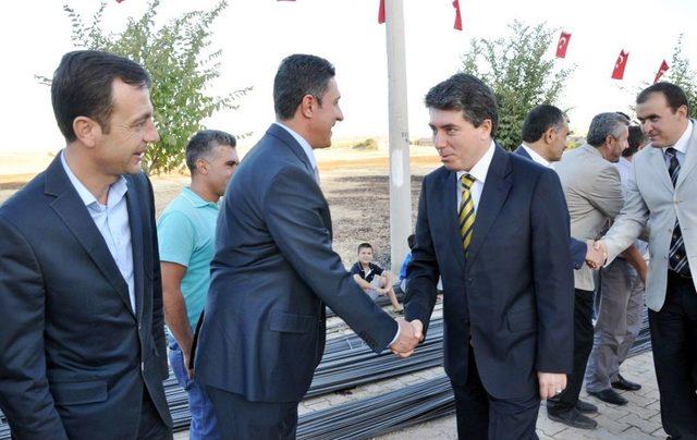 Vali Cengiz, Şenk&ouml;y&rsquo;de A&ccedil;ılış Ve Temel Atma T&ouml;renine Katıldı 1