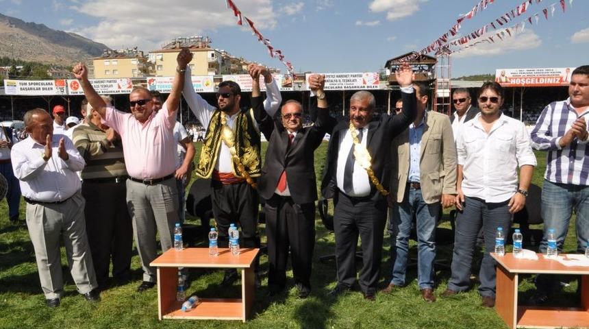 Elmalı 661. Yeşilyayla Yağlı G&uuml;reşleri'ni 25 Bin Kişi Izledi