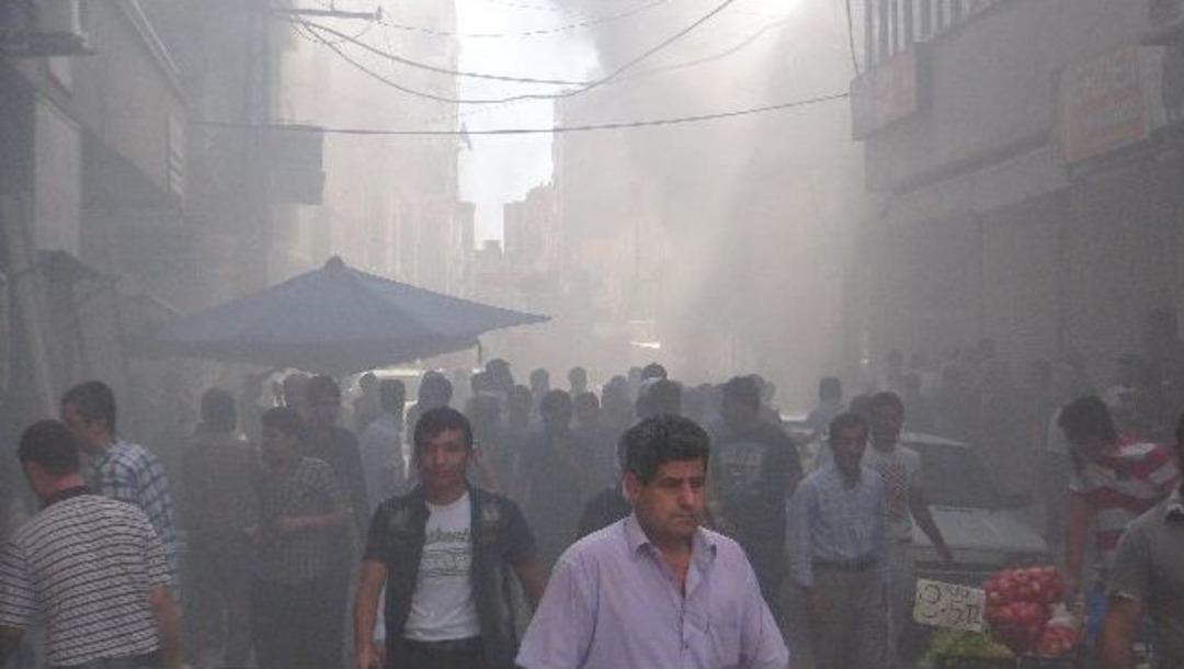 Kızıltepe'de &Ccedil;ıkan Yangın Korkuttu