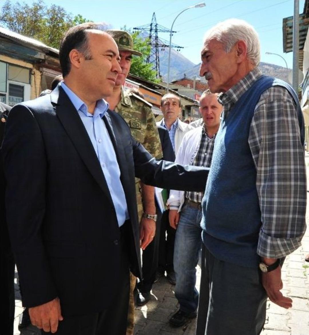 Vali Altıparmak, &Ouml;şvank Kilisesini İnceledi