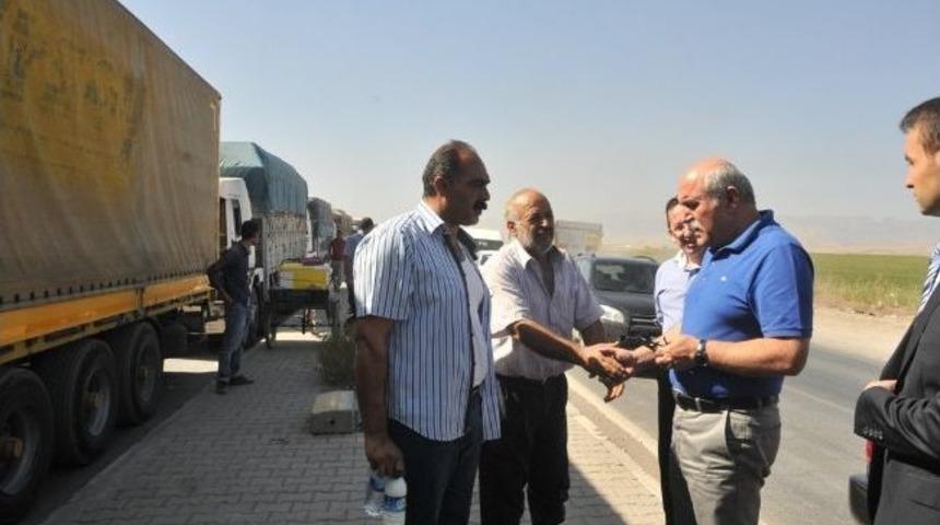 Şırnak Valisi Hasan İpek, Habur&rsquo;u Ziyaret Etti