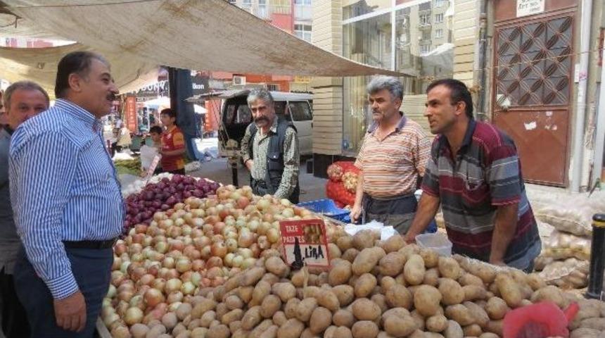 Mesob Başkanı Keskin&rsquo;den Pazarcı Esnafına Ziyaret