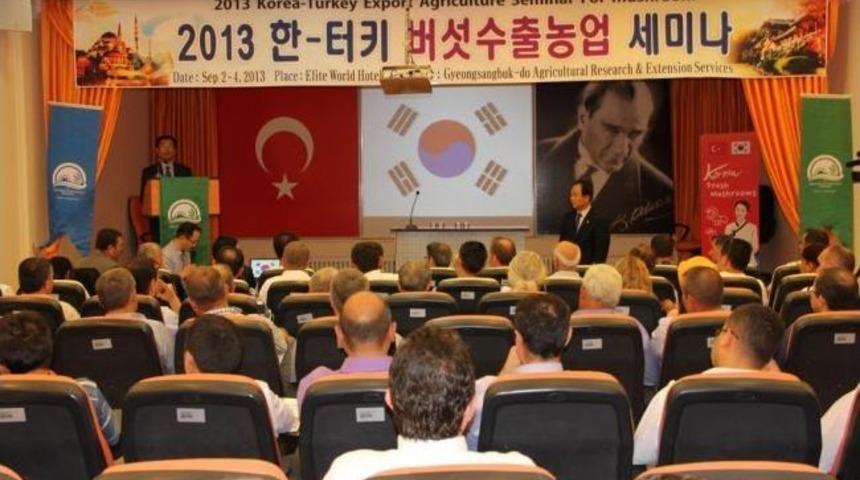 Koreli Uzmanlardan Bursalı &Uuml;reticilere Mantar Yetiştirmenin P&uuml;f Noktaları