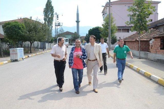 Başkan Karabalık, Çiftlik Mahallesinde İncelemelerde Bulundu