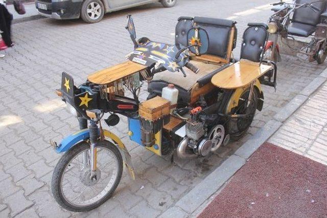 Ağrı’da 55 Yıllık Ayakkabı Ustasından Soğutmalı Motor 1