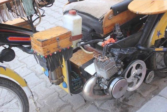 Ağrı’da 55 Yıllık Ayakkabı Ustasından Soğutmalı Motor 2