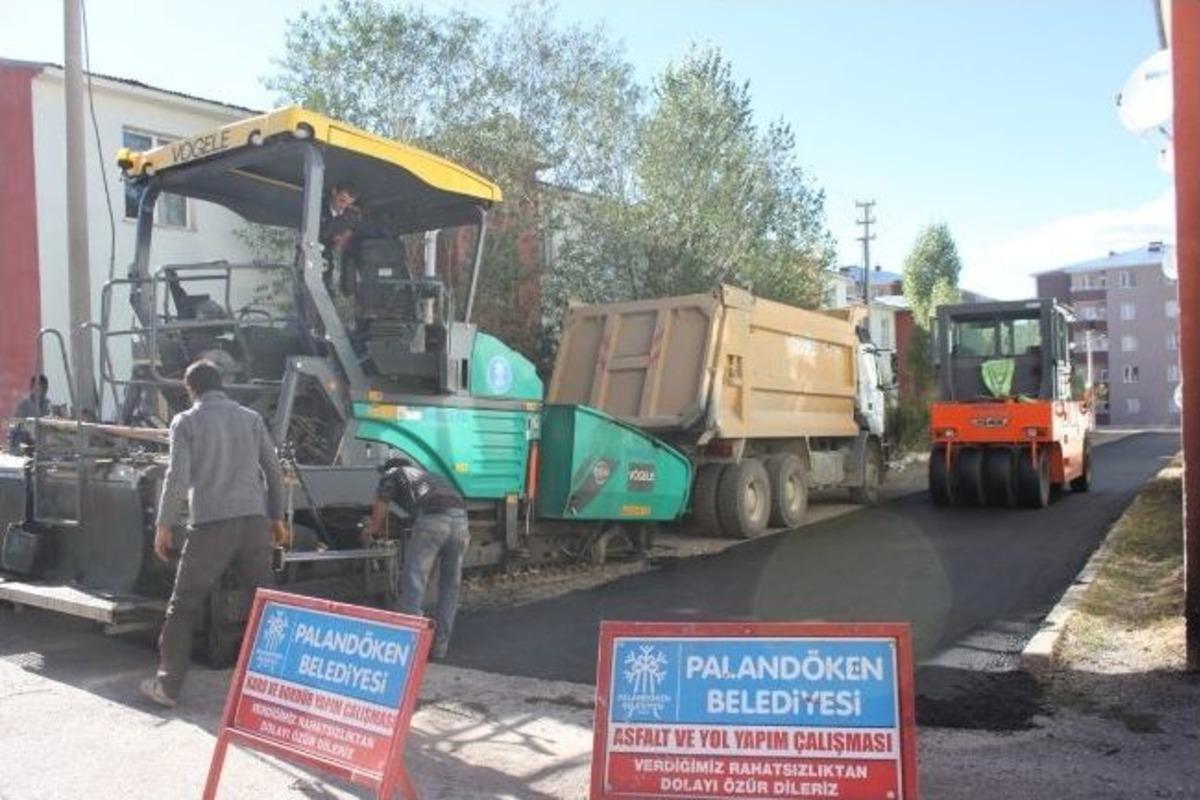 Paland&ouml;ken Belediyesi&rsquo;nden Asfalt Atağı