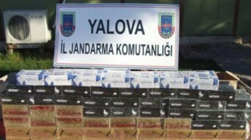 Jandarmadan Ka&ccedil;ak Sigara Operasyonu
