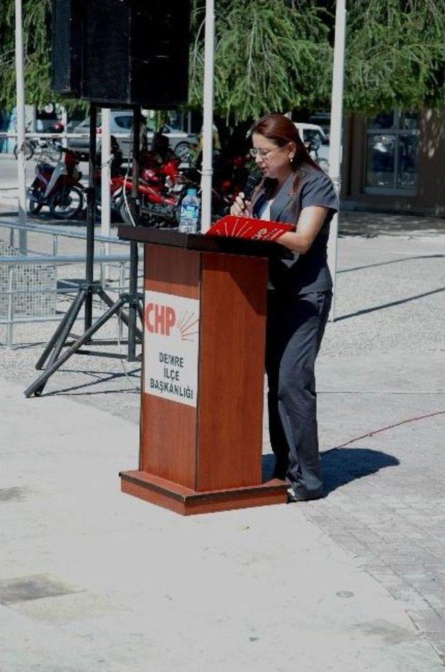 Demre de Chp Kuruluş Yıld&ouml;n&uuml;m&uuml;n&uuml; Kutladı 1