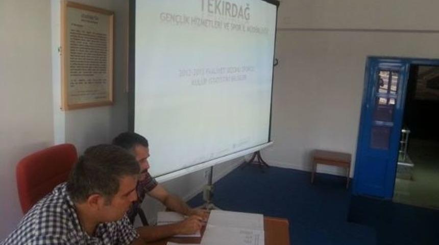 Spor Dalı Temsilcileri Toplantısı Yapıldı