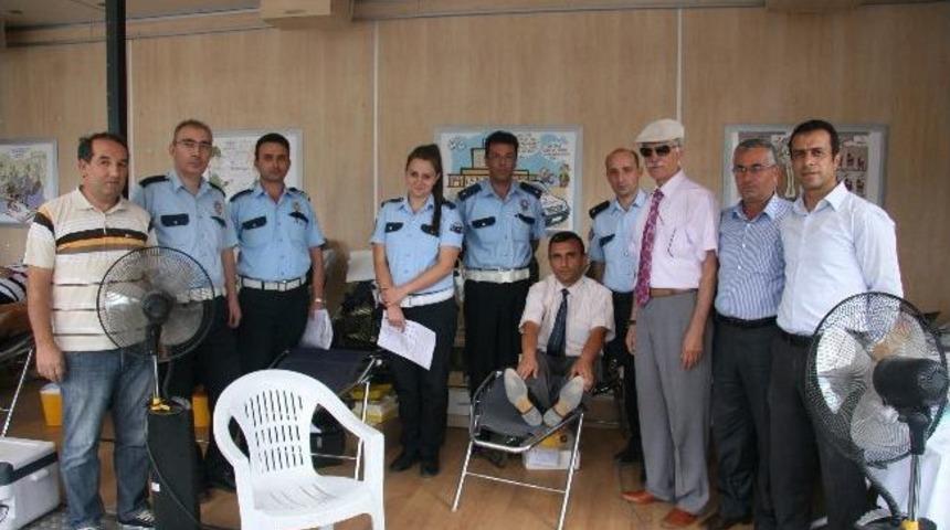 Sungurlu Polisi Kan Bağışı Kampanyasına Destek Verdi