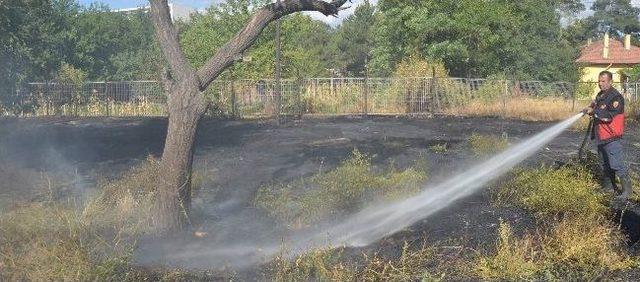 Kayseri de Korkutan Yangın 1