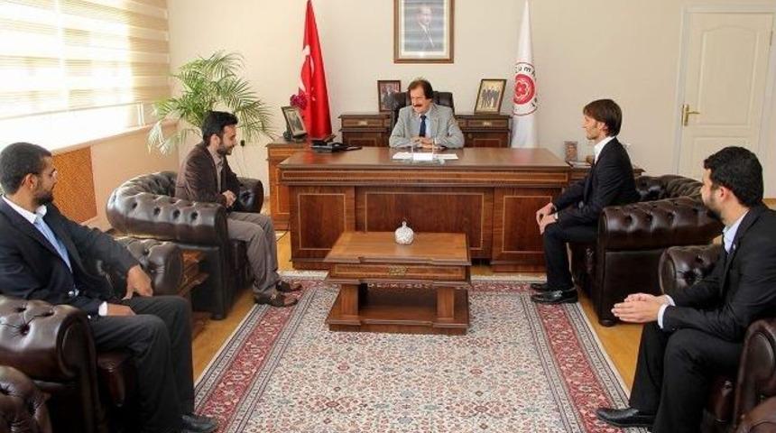 C&uuml;der&rsquo;den Rekt&ouml;r Kocacık&rsquo;a Ziyaret